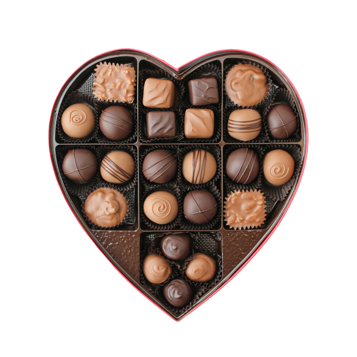 Heart-shaped Grand Assortments – Vermont Nut Free Chocolates
