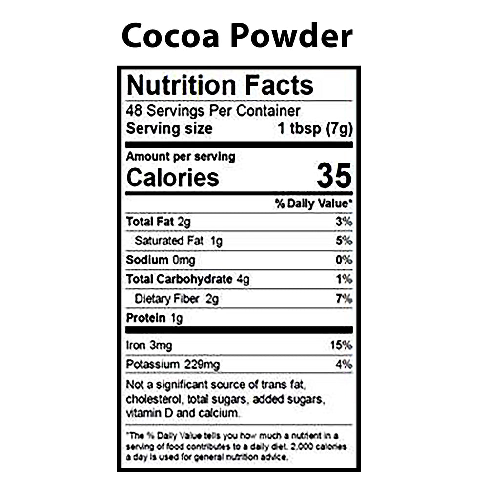 
                      
                        Cocoa Powder
                      
                    