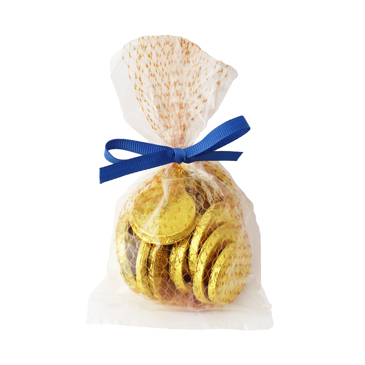 Chocolate Coins in a Mesh Bag