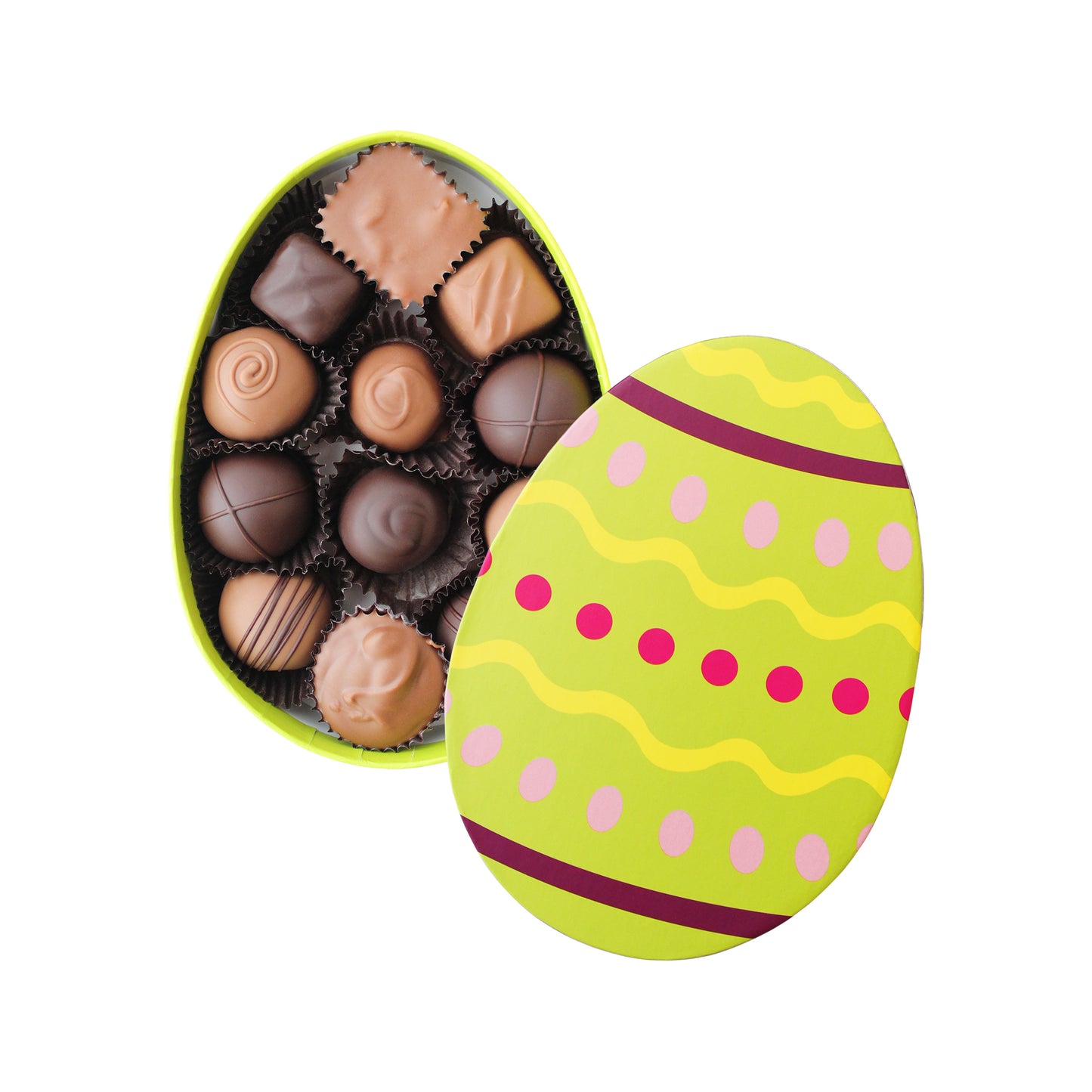 Easter Petite Eggs Mixed Bag, solid dark and milk chocolate