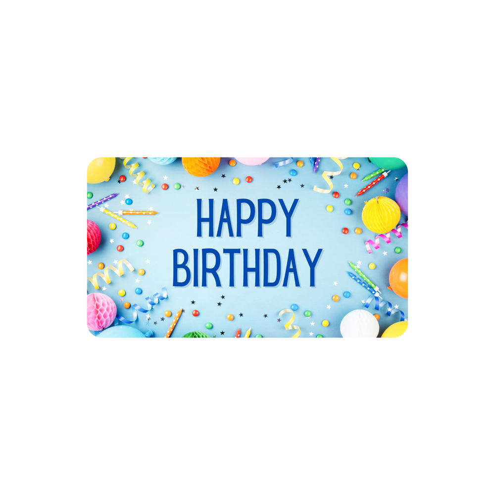 Vermont Nut Free Chocolates "Happy Birthday" Gift Card