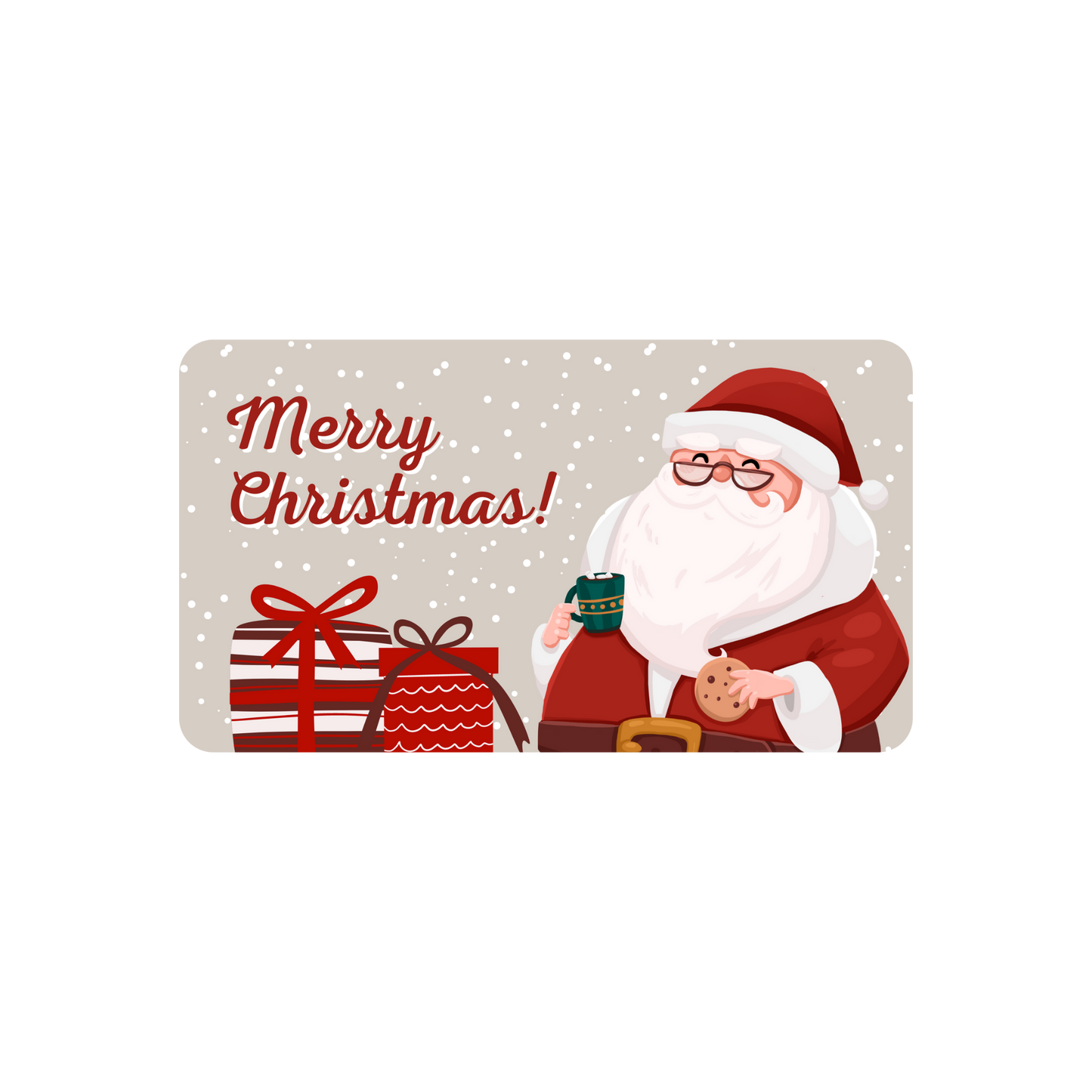 Vermont Nut Free Chocolates "Merry Christmas" Gift Card