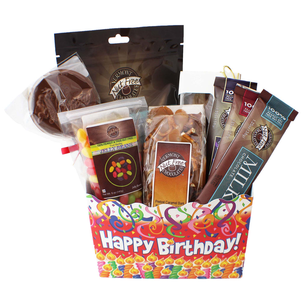 Buy our birthday delights gift basket at broadwaybasketeers.com